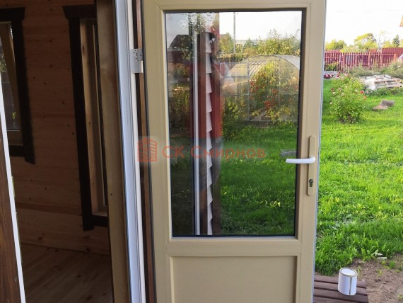 ПВХ окна крашенные