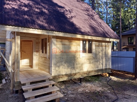 Февраль 2023 - баня из бруса №135