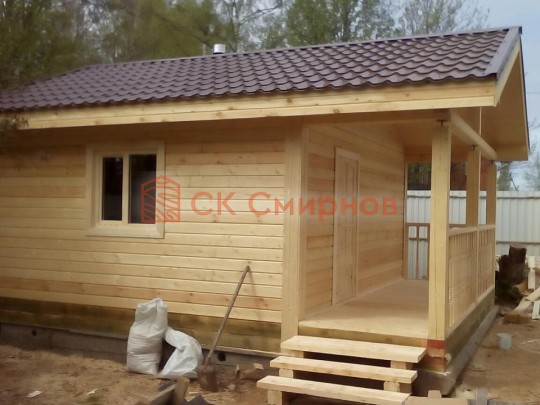 Май 2017 - баня из бруса №36