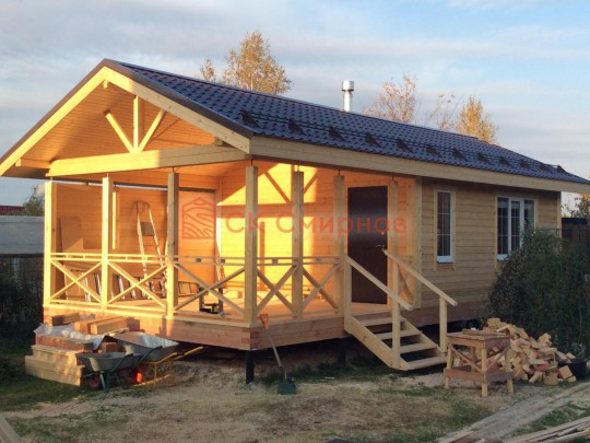 Октябрь 2018 - баня из бруса №51