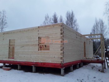 Фото №36: дом из бруса 107