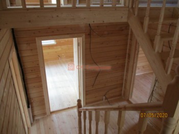 Фото №86: дом из бруса 64