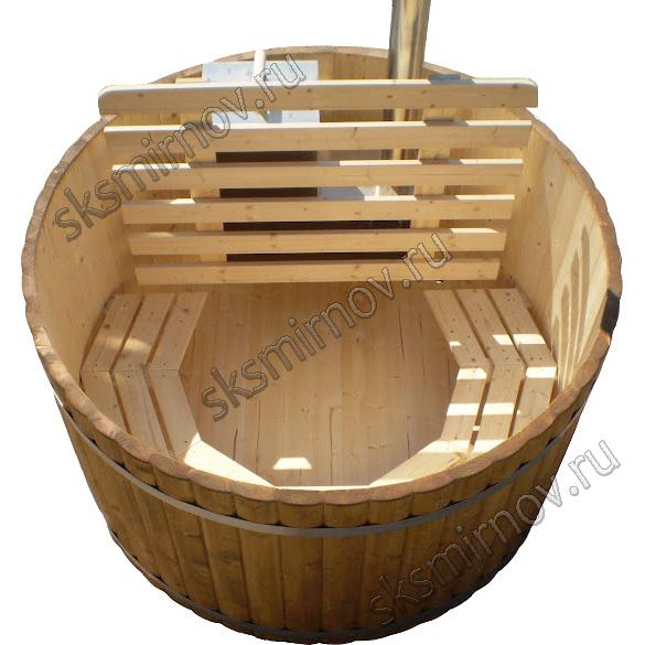 Деревянная купель для бани
